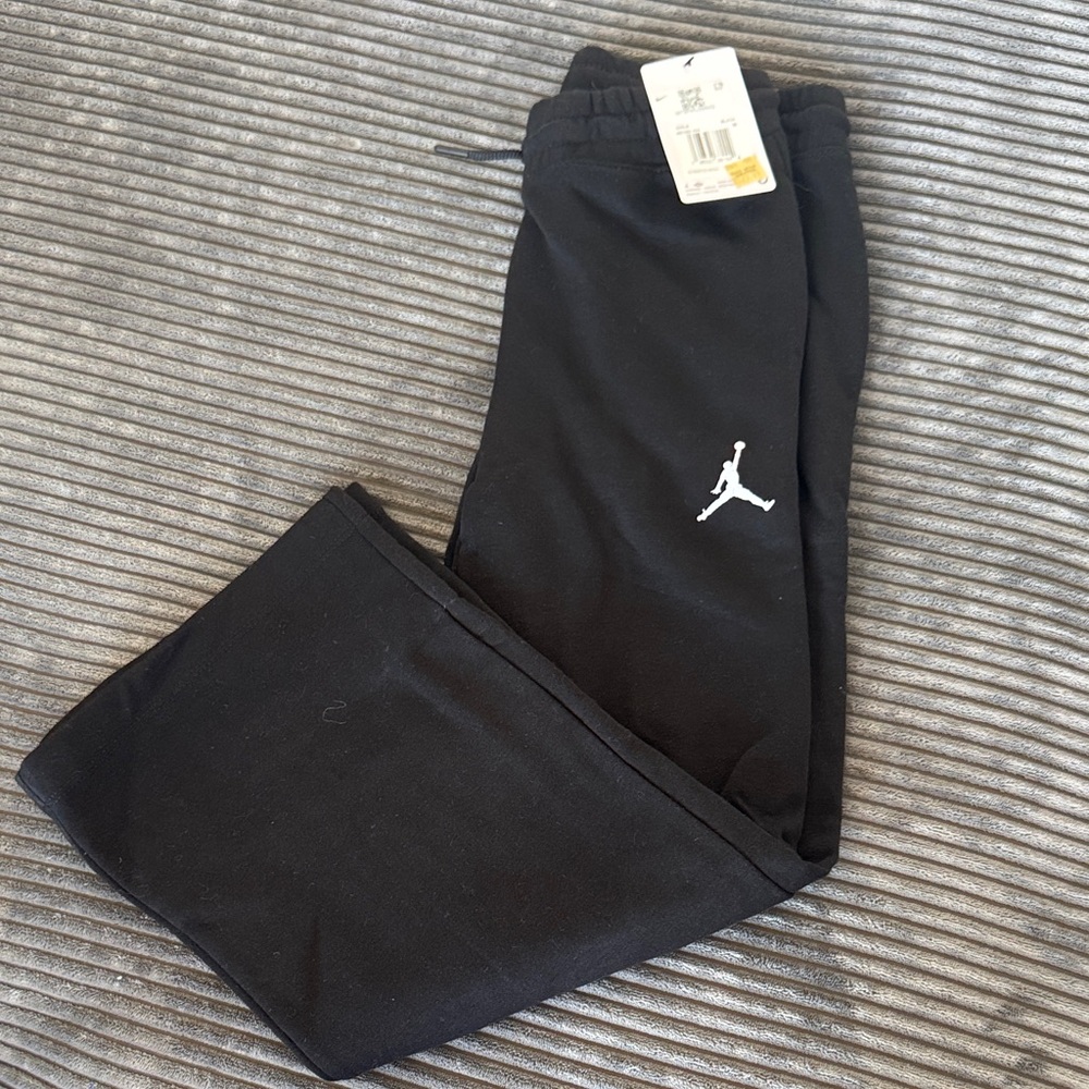 Jordan Kids Black Sweatpants with Logo